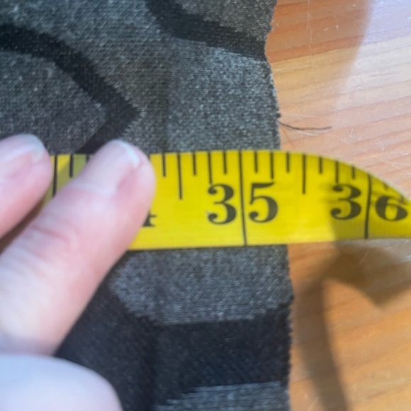 En Focus Women Gray Knit Print A-Line Short Sleeve Dress - Size 14W - Picture 10 of 11